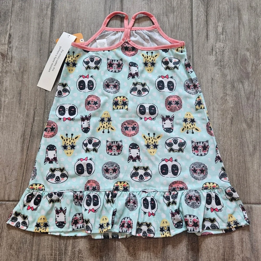 Gymboree Pajamas Nightgown Size XS 4 NEW Mermaid Animal PJ Sleepwear Summer Girl
